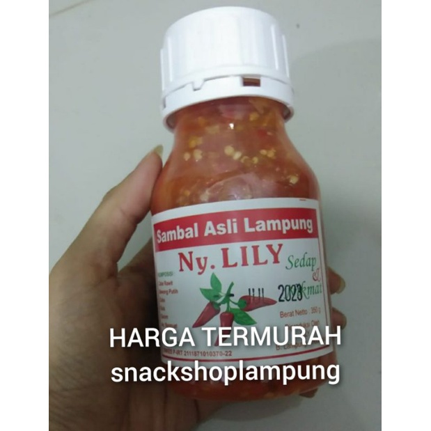 TERMURAH Sambal Sambel Bawang lampung Ny Lily Asli lampung Enak