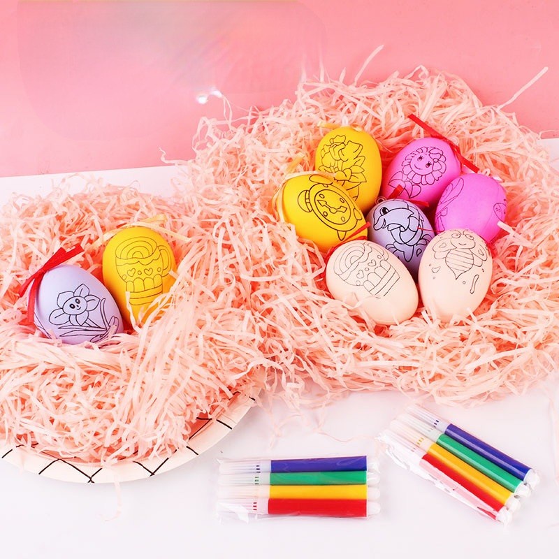 DIY Telur Paskah + Spidol Souvenir Egg Hunt Mainan Easter Egg