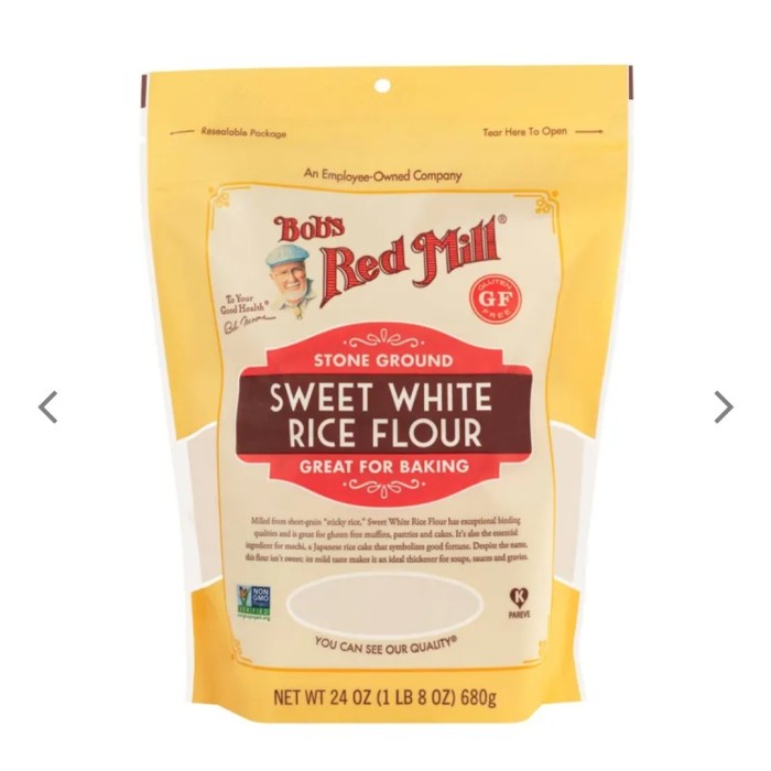 

BISA COD Bob Red Mill Sweet White Rice Flour 680g - Tepung Beras