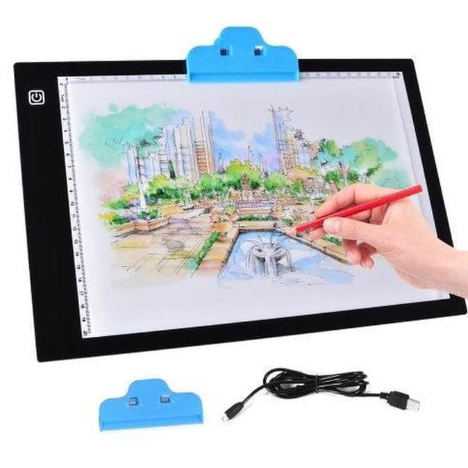

Ah211 Papan Gambar Ultra-Thin Led Copy Tracing Board Drawing Pad (Pro)