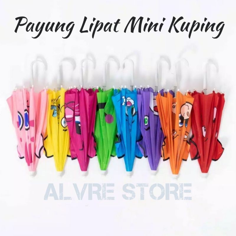 Payung Anak Kuping Mini - Payung Mainan Anak - Payung Anak Karakter Kuping Mini Import
