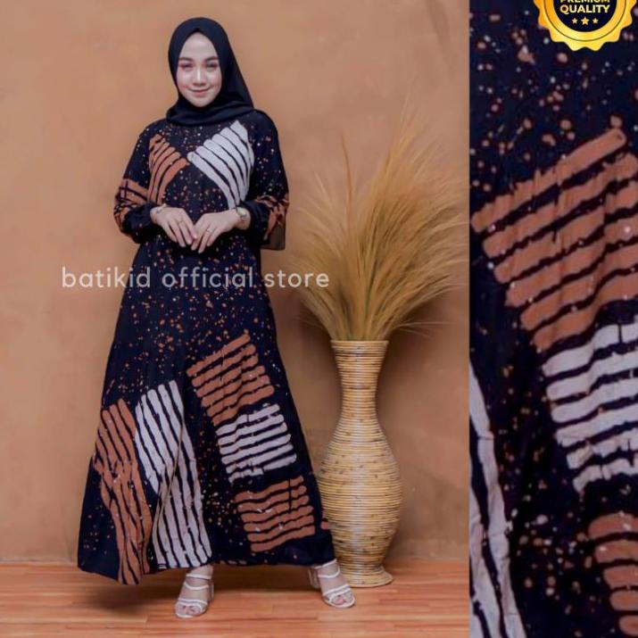 Harga Bersahabat.. BATIK USMAN Terbaru Gamis twill rayon ori pelangi gamis twil tie dye gamis rayon 