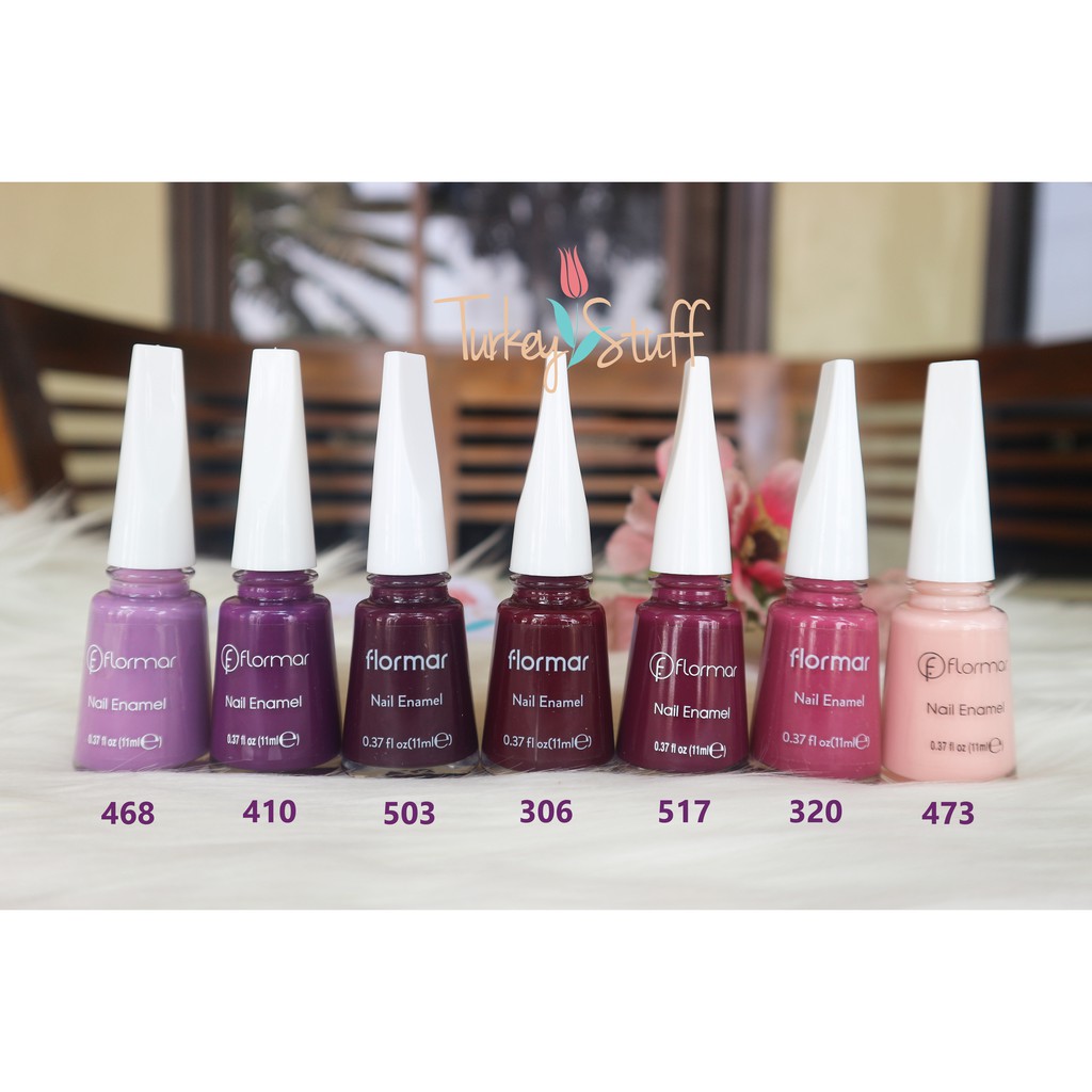  Flormar  NAIL ENAMEL BASIC PART 3 Kutek Halal  Shopee 