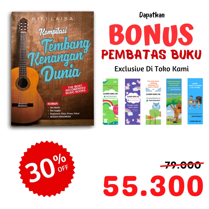 Yanita Buku Musik &amp; Lagu Kompilasi Tembang Kenangan Dunia