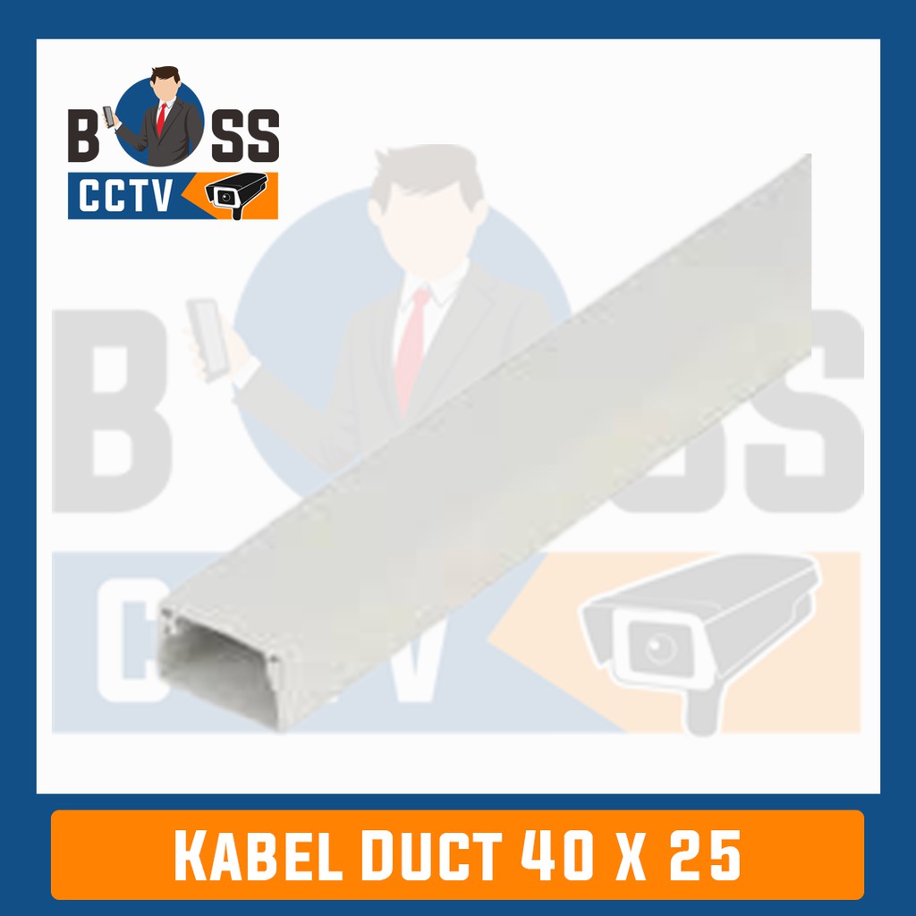 KABEL DUCT WIRING DUCT PUTIH 40 x 25 mm
