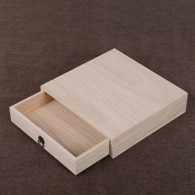 XMT-HOME Solid wood tea tray for puer 357g wooden box storage Puer tea box  1/2 layers wood pallet