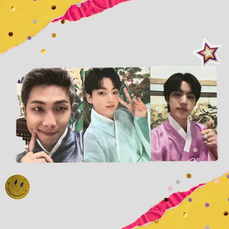 [READY STOCK] Special MPC BTS Dalmajung RM Namjoon 8/56, Jungkook 55/56, Jin 16/56 SET