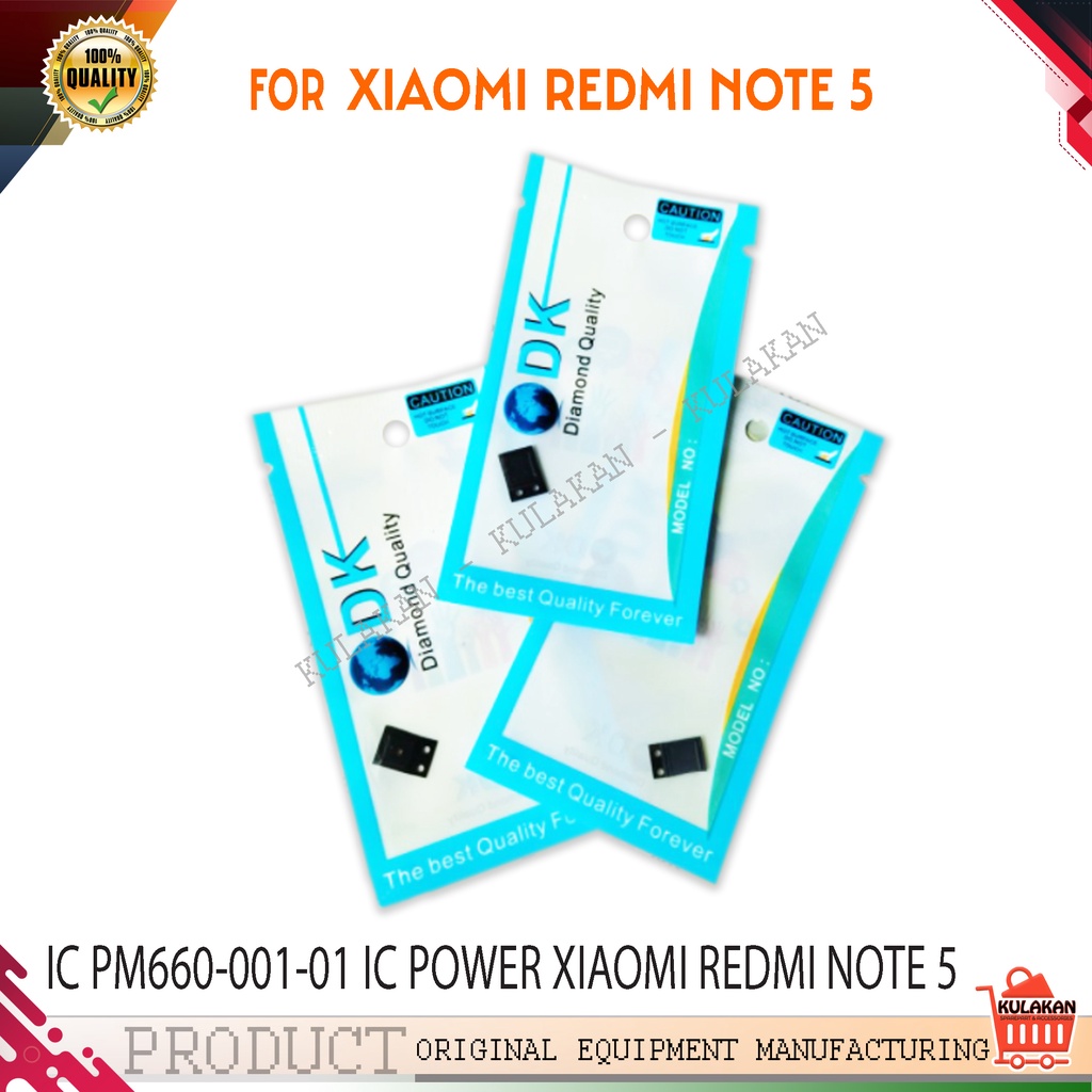 BARU IC POWER PM660-001-01 IC POWER XIAOMI REDMI NOTE 5
