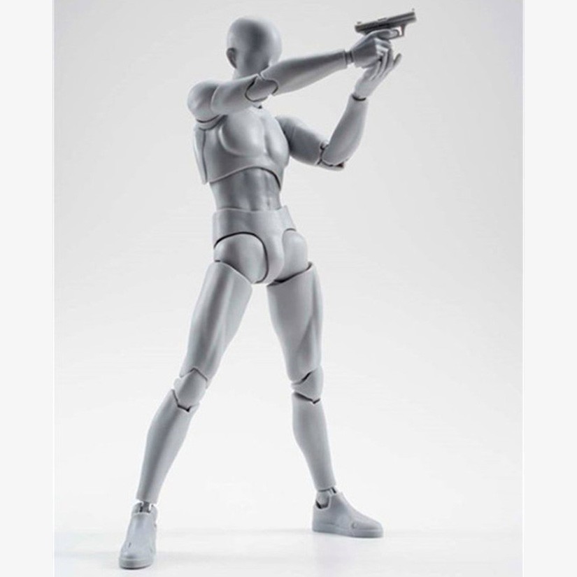 Body Kun DX Set Mannequin OMTHMNGY Action Figure Male Model  - Gray