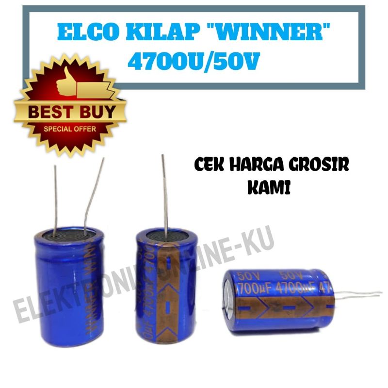 CAPASITOR ELCO 4700UF 50V WINNER