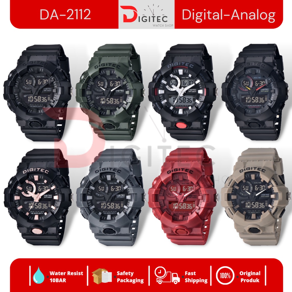 Jam Tangan DIGITEC DA-2112/DA 2112/DA2112 Digitec Original 100%