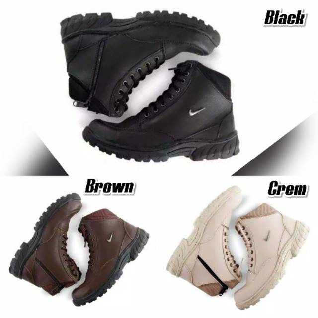 sepatu boots pria nike grand safety ujung besi | touting outdoor hangout