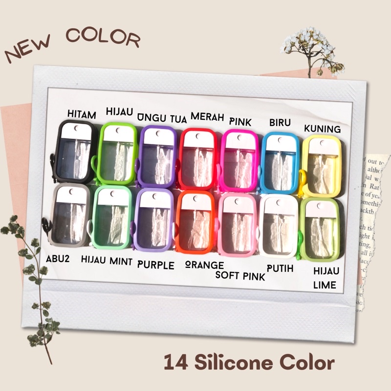 [LENGKAP] Botol Hand sanitizer spray kotak / Botol spray / FREE Gantungan