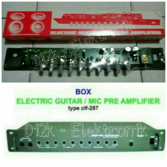 kit & box ELECTRIC GUITAR & PRE AMP LF-287