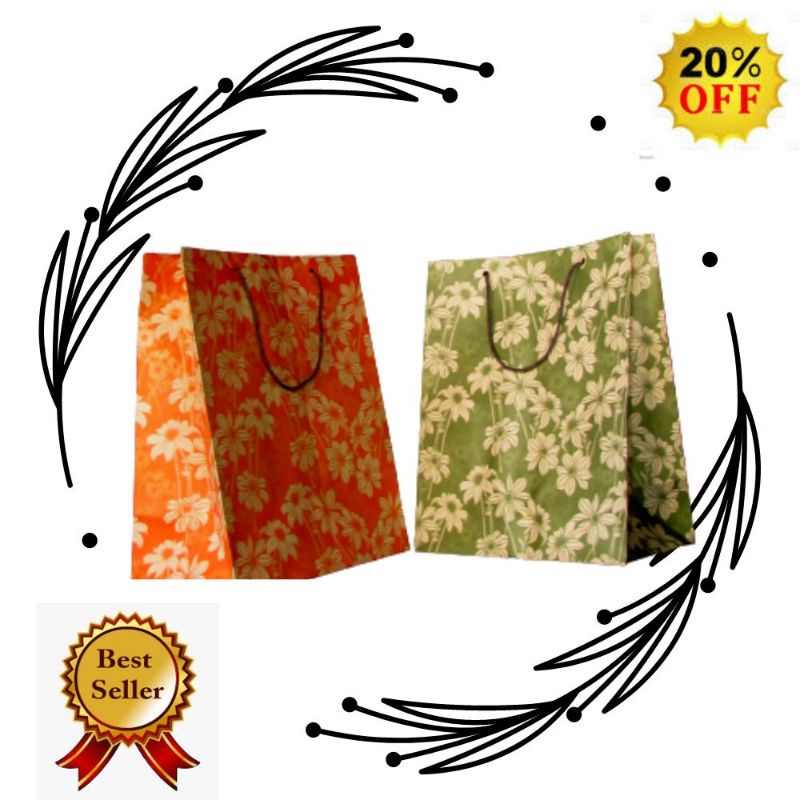 

Paper bag/ Tas kertas/ 10 × 8 / Motif/ Special/ Colorfull