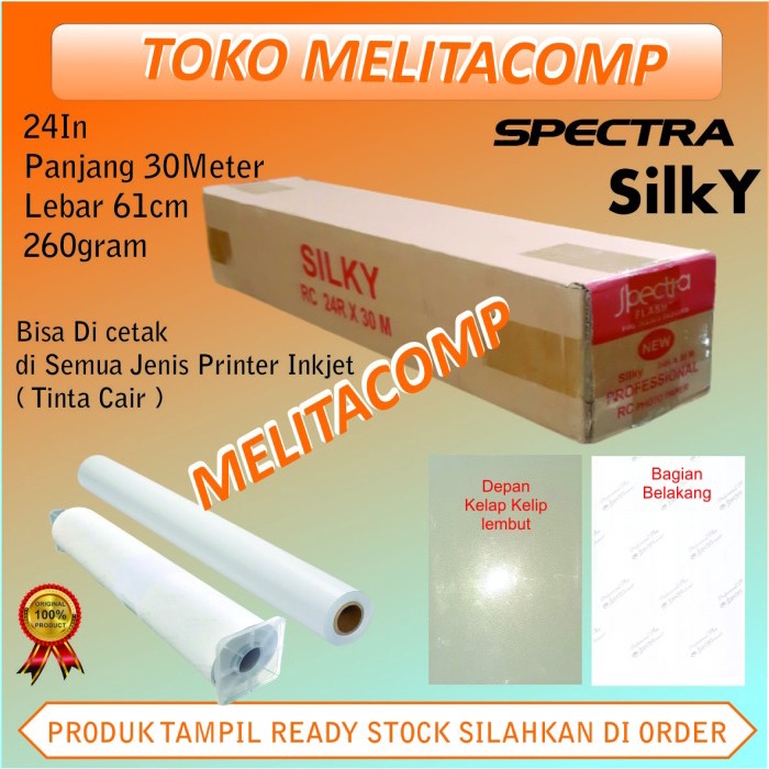 

(DISKON TERMURAH) Kertas Foto roll silky