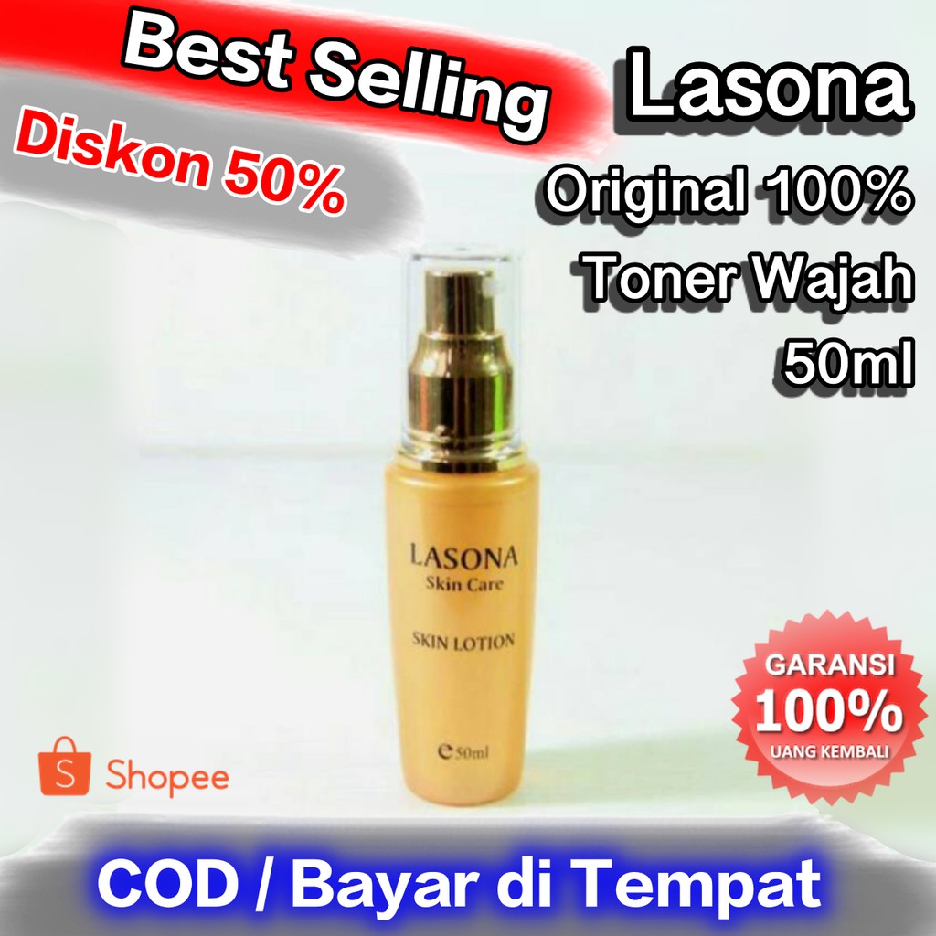 Original Toner Lasona isi 50ml Skin Care Memutihkan Wajah Skin Lotion SkinCare Whitening Asli 100%