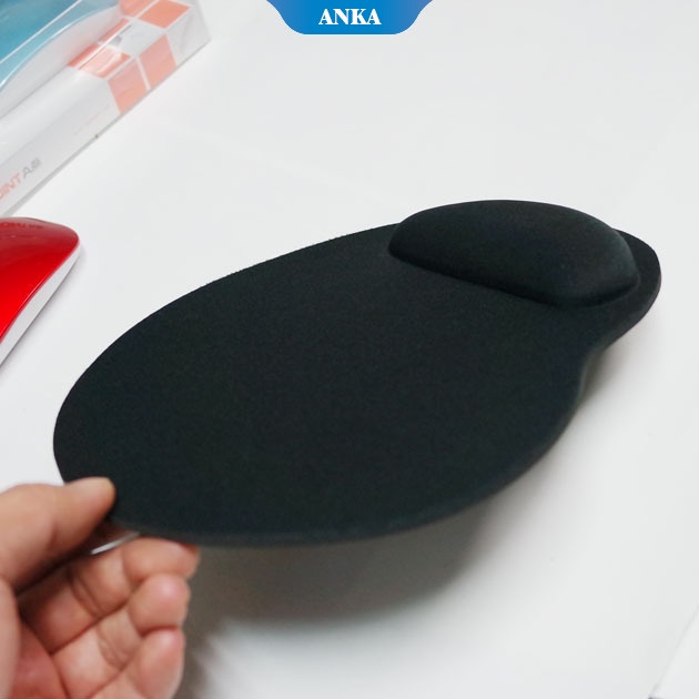 Sederhana warna solid memori silikon pergelangan tangan mouse pad kantor sandaran tangan pergelangan tangan pad