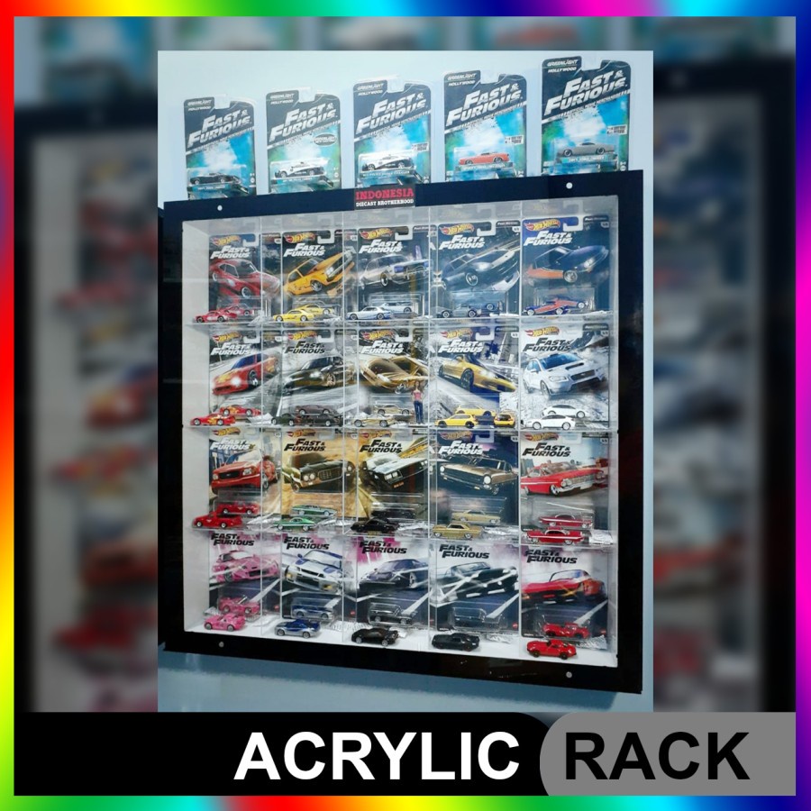 Rak Hotwheels Blister + Loose Ukuran Retro ULTIMATE Edition Isi 20