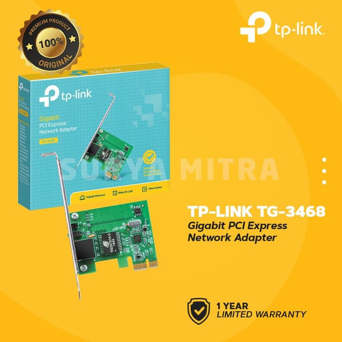 Network Adapter PCI Express TP-Link TG-3468 Gigabit