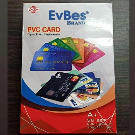 

KERTAS PVC ID CARD A4 / KERTAS PVC CARD / 50SETS XBV5615EA