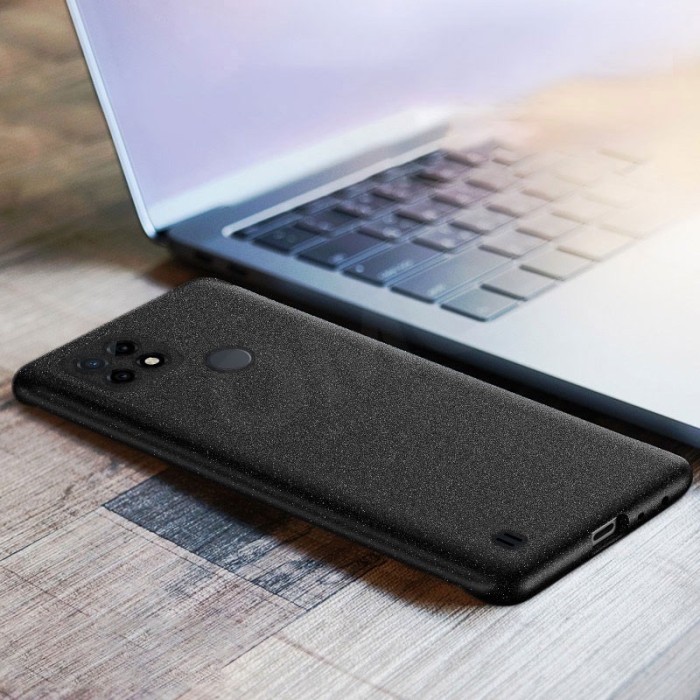 REALME C21 PREMIUM TPU SANDSTONE SILIKONE CASE ANTI LICIN