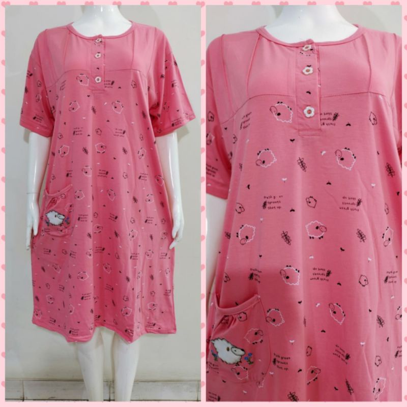 dres tidur  daster jumbo wanita dewasa counix / benova