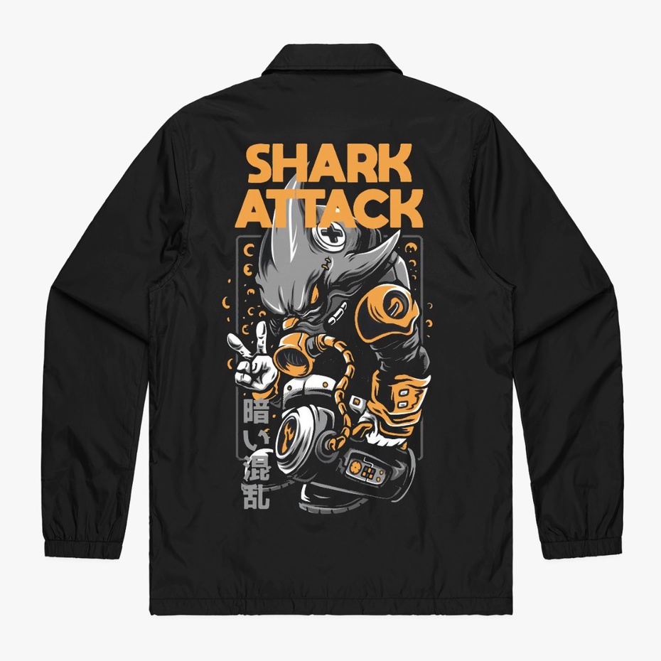 MVP - Shark Attack Coach Jacket - Jaket Parasut Pria dan Wanita