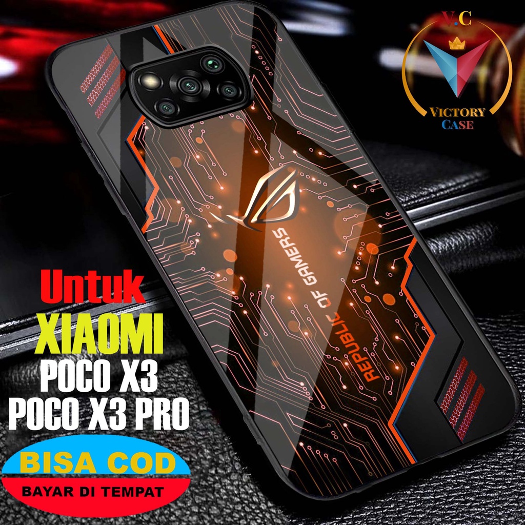 Case Xiaomi POCO X3 POCO X3 PRO POCO X3 NFC Victory Case [ ROG.1 ] Case Hp Glossy Casing Hardcase So