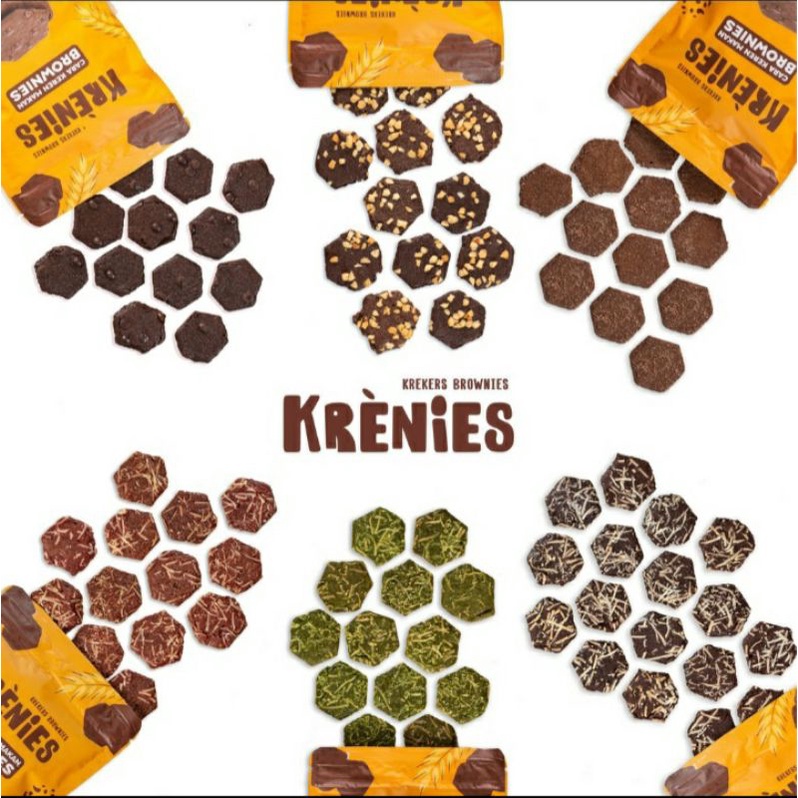 

KRENIES (KREkers browNIES)
