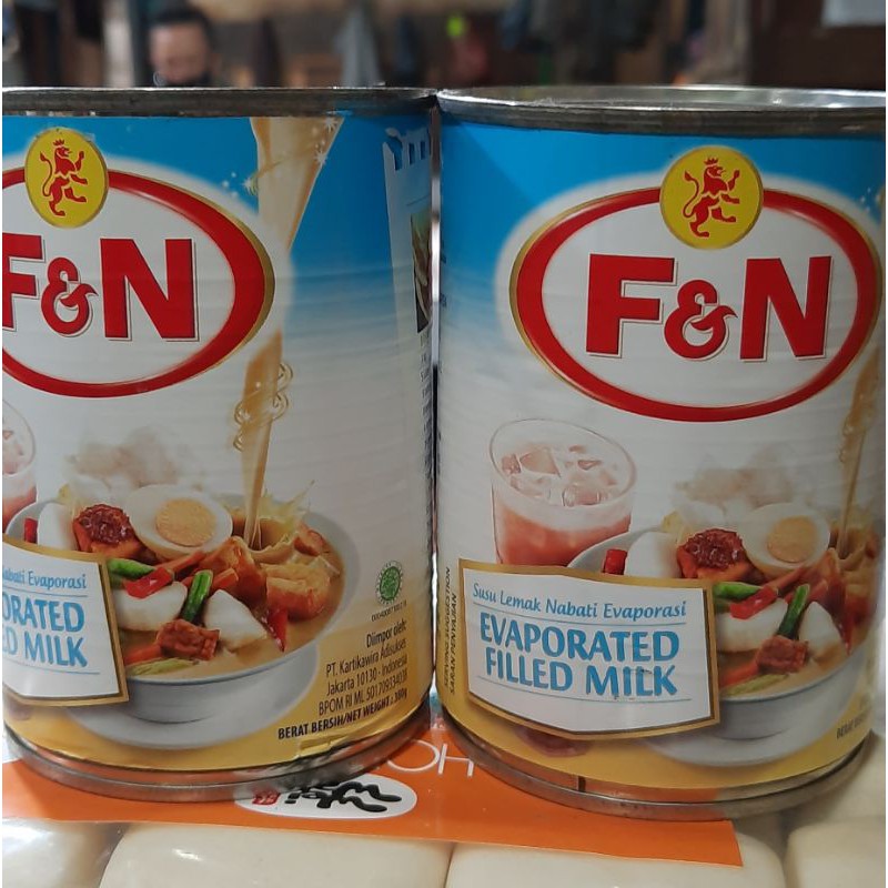Jual Susu Cair/ Susu Evaporasi/ Evaporated FN/ F&N/ Pengganti Santan