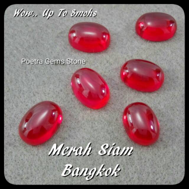 BATU PERMATA MERAH SIAM BANGKOK SUPER QUALITY