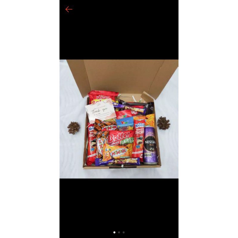 

Snack box(goft ulang tahun)
