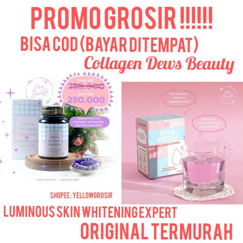 DEWS BEAUTY COLLAGEN / DEWS COLLAGEN COLLINE / LUMINOUS SKIN CAPSULE