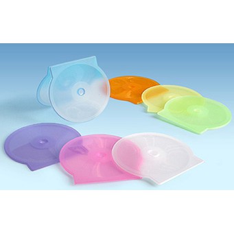 Trend-5 Pcs Universal CD Case Oval Warna warni (Isi 5PCS)