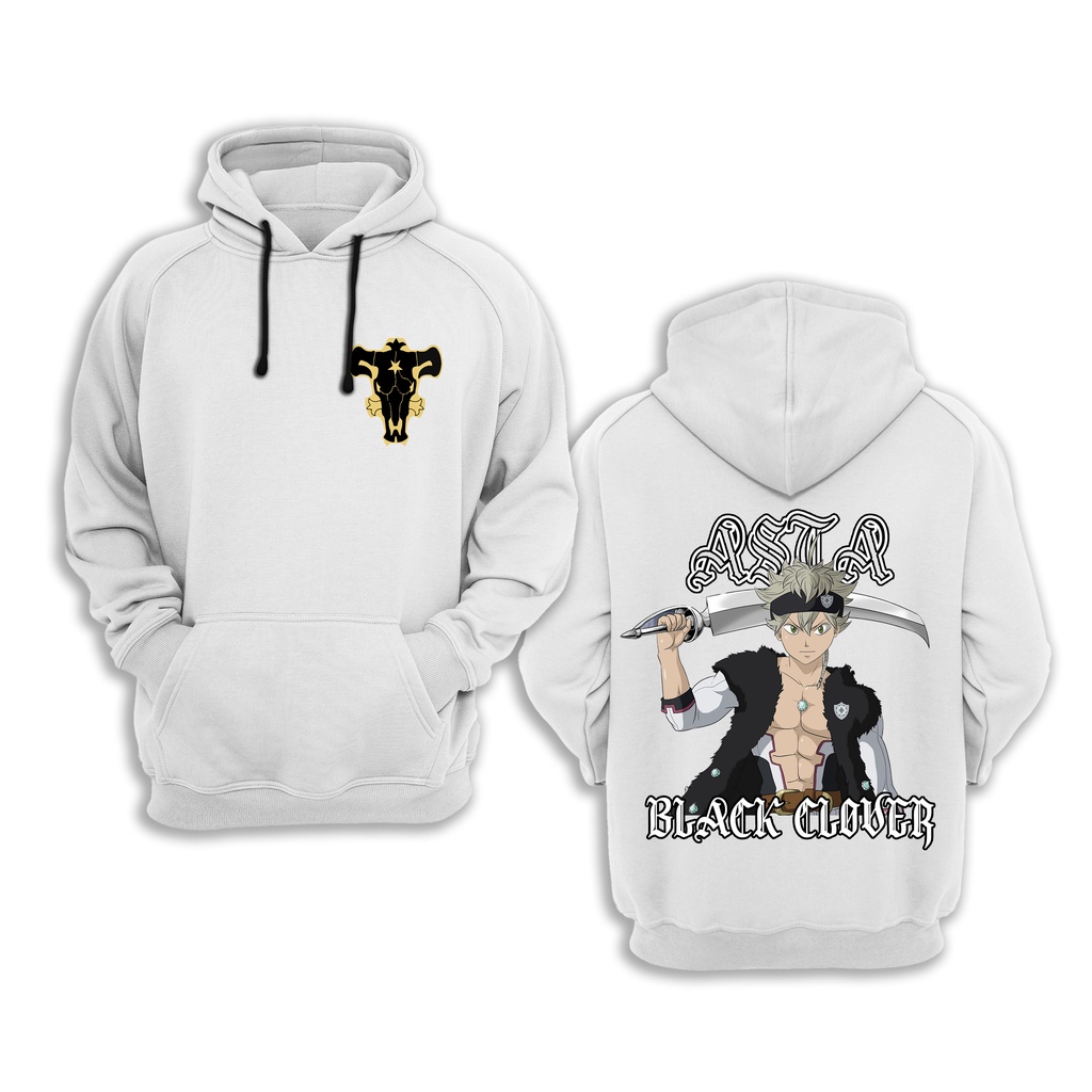 HOODIE Asta Black Clover ANGRY SERIES STYLE ANIME MANGA JAPANES CULTURE