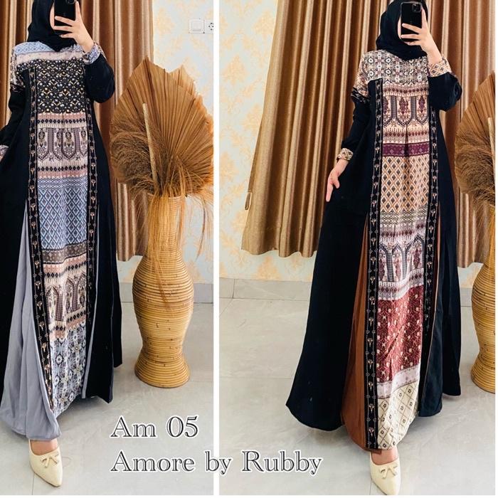 LANGSUNG BELI Amore by Rubby / Annemarie 05 / Annemarie amore by rubby / gamis ori amore by rubby / ori amore by ruby 66E''