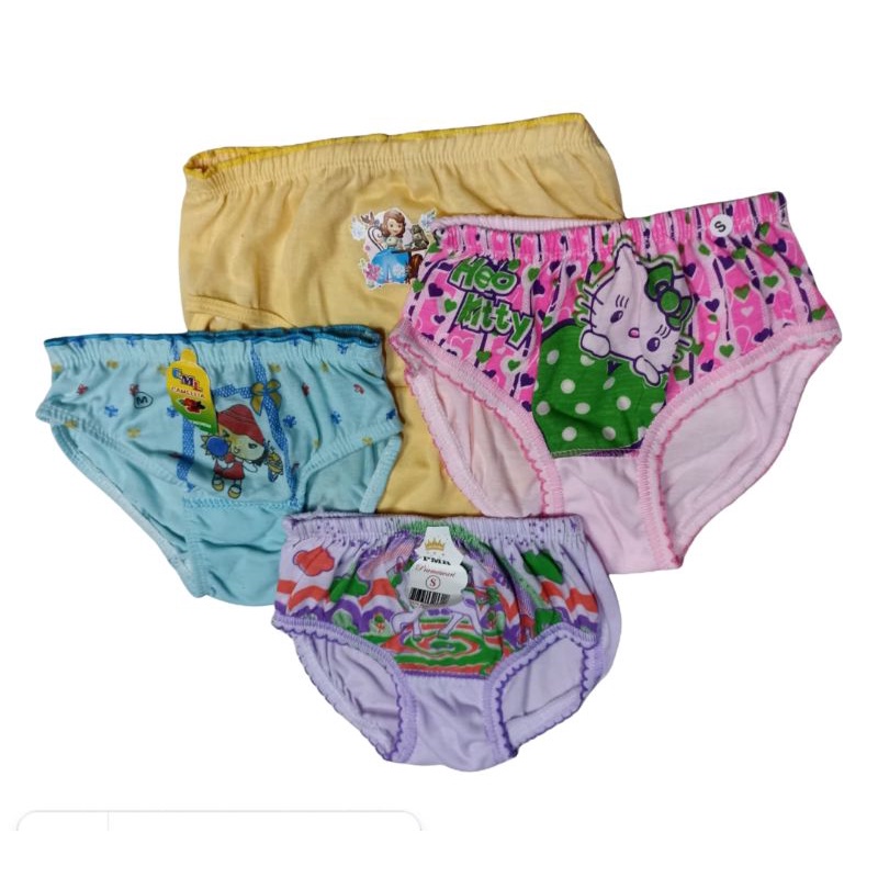 3Pcs Celana Dalam Anak Perempuan Celana Dalem Anak Cewek Celana Dalam Anak Remaja Cd Cewek Cd Wanita