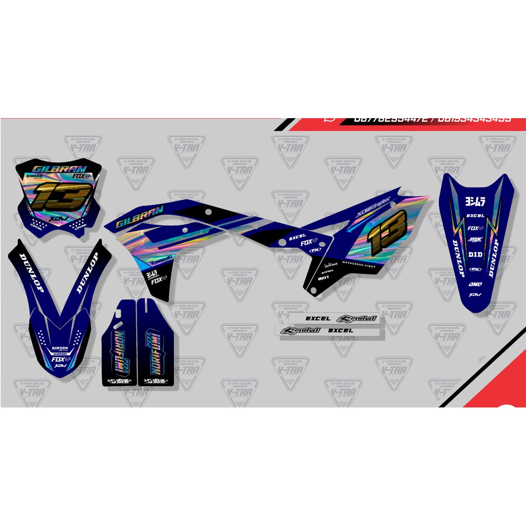 

stiker kx + hologram