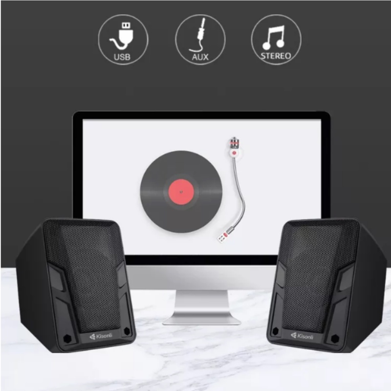 Gaming Speaker  Laptop / Komputer Multimedia Dual Bass With Switch Volume Control - A505