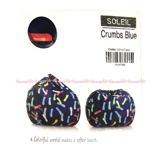 Soleil Crumbs Blue Bean Bag Kursi Santai Biru Bentuk Unik Soleil Crumbs Blue Bean Bag Kursi Santai Biru Bentuk Unik