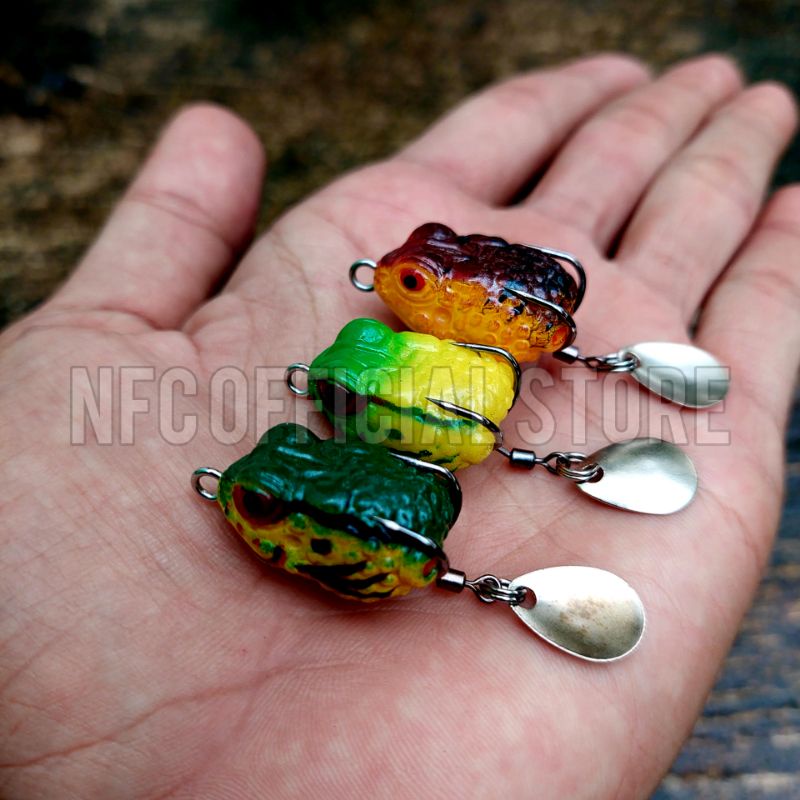 Soft frog mini 2,5 cm 3 gram 3D BEST KILLER ACTION