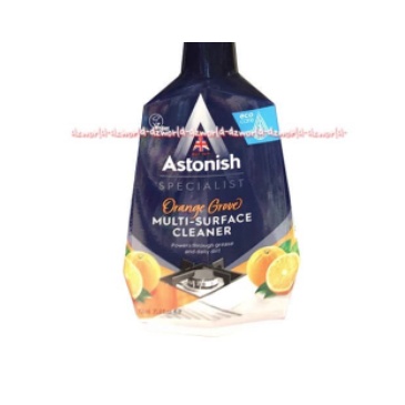 Astonish Multi Surface Cleaner 750ml With Orange Groove Oil Pembersih Serbaguna Astonis Serba Guna Membersihkan Noda Wangi Jeruk Sunkist