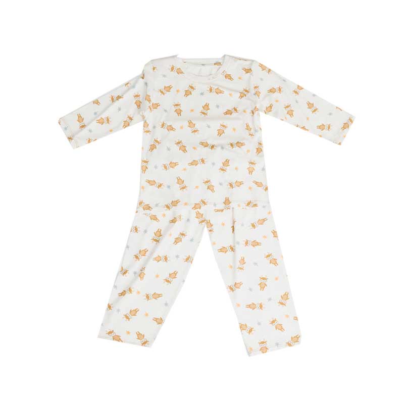 HIKARUSA LONG SLEEVE LONG PANTS Baju Tidur Bayi Anak TENCEL Set SETELAN PANJANG Pajamas Piyama Baby