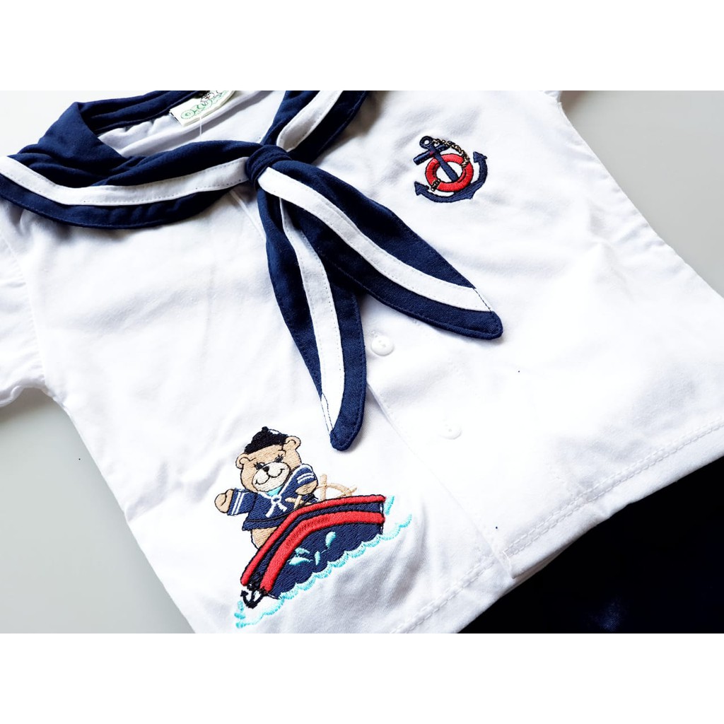 Baju Anak Laki Laki Setelan Baju Bayi Lucu Sailor Ozuka