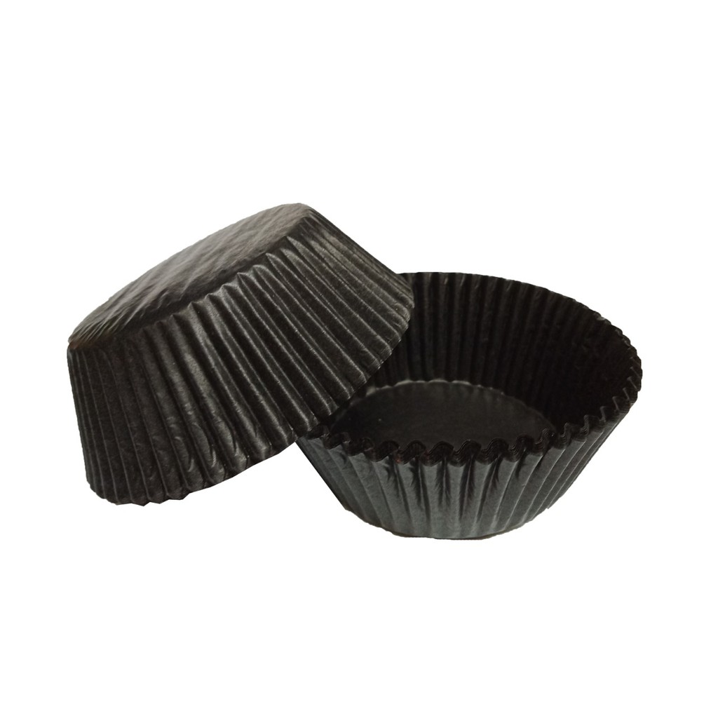 Diva paper cup case HITAM 5,5 cm (100 pc)/paper cup nastar/cup kertas nastar/paper case nastar