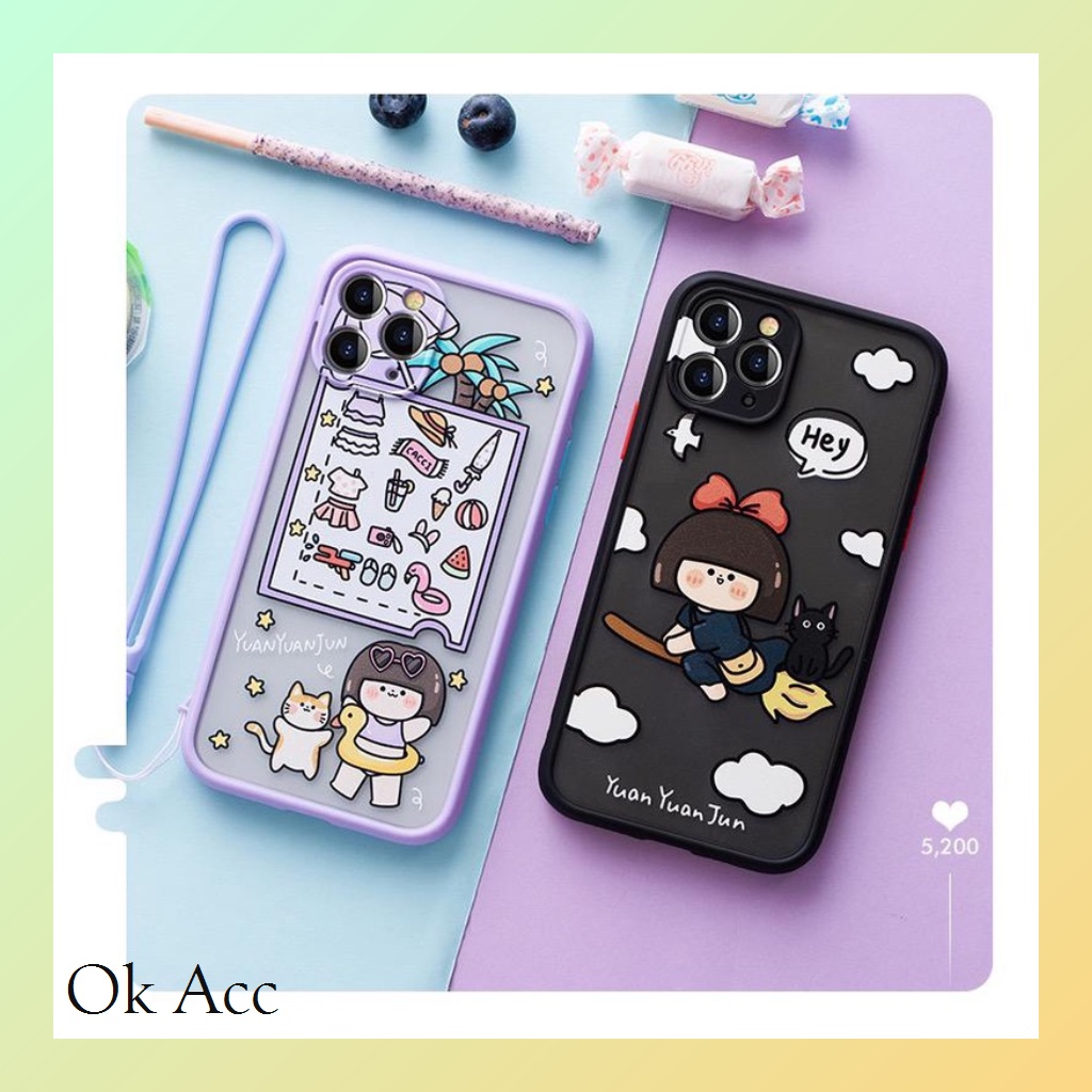 Softcase Lilac Ungu Black Oppo A15 A15s A31 A33 A53 A3S A5 A9 A52 A72 A92 2020 F9 A16 A37/Neo 9 Realme C21y Xiaomi Redmi 8