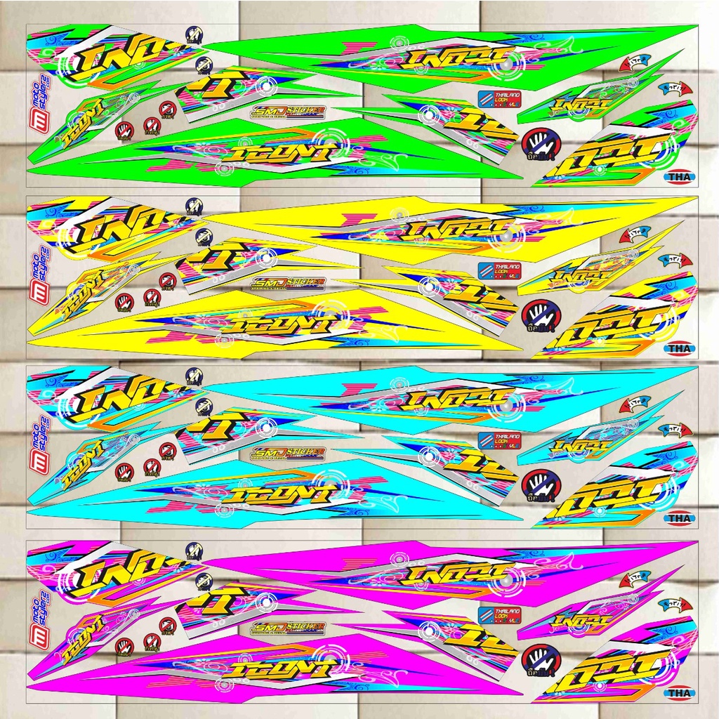 STIKER POLET MOTOR HONDA BEAT NEW / BEAT STREET STRPING VARIASI