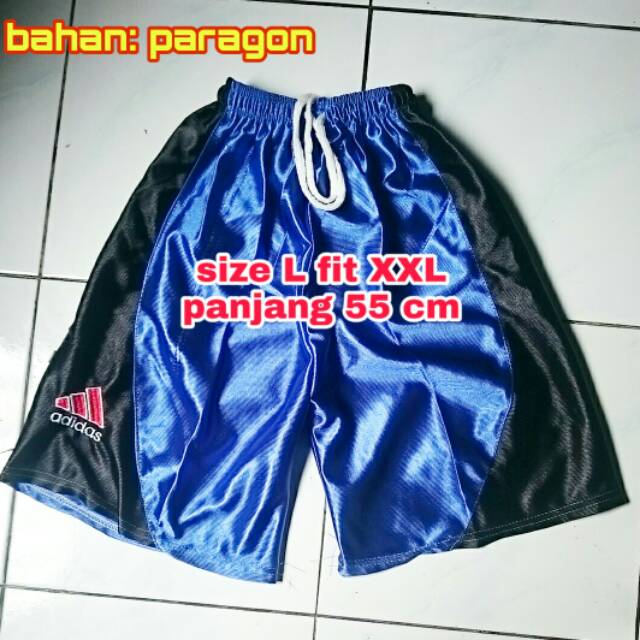 Celana pria harian olahraga celana pendek pria santai paragon L XL XXL kolor