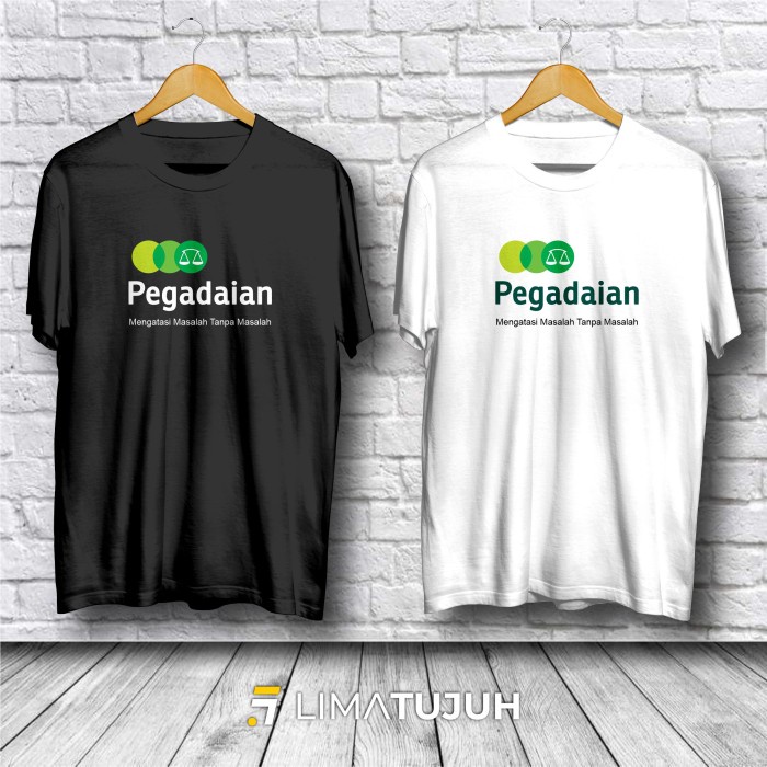 Kaos Pegadaian Logo Baju Distro